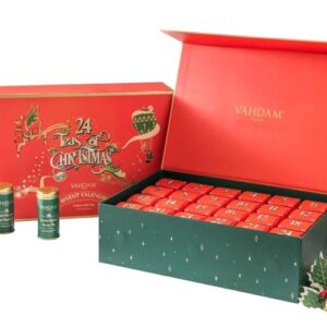 VAHDAM, Advent Calendar 2024 (500g/17.63oz) 24 Unique Loose Leaf Tea - Exclusive Holiday Tea Gift Set | Christmas Advent Calendar 2024 for Adults | Advent Calendar 2024 Adult Women & Men